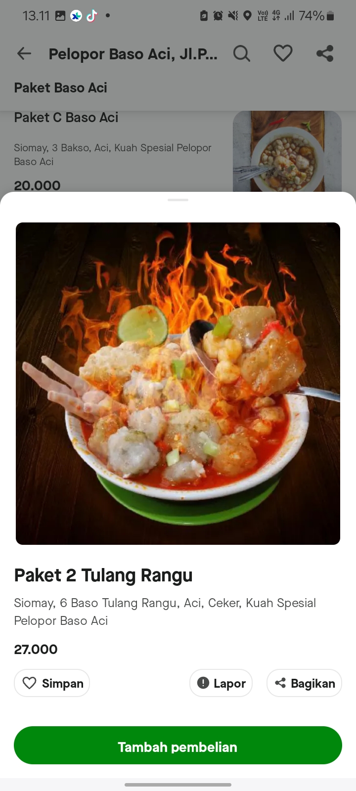 Paket 2 Tulang Rangu