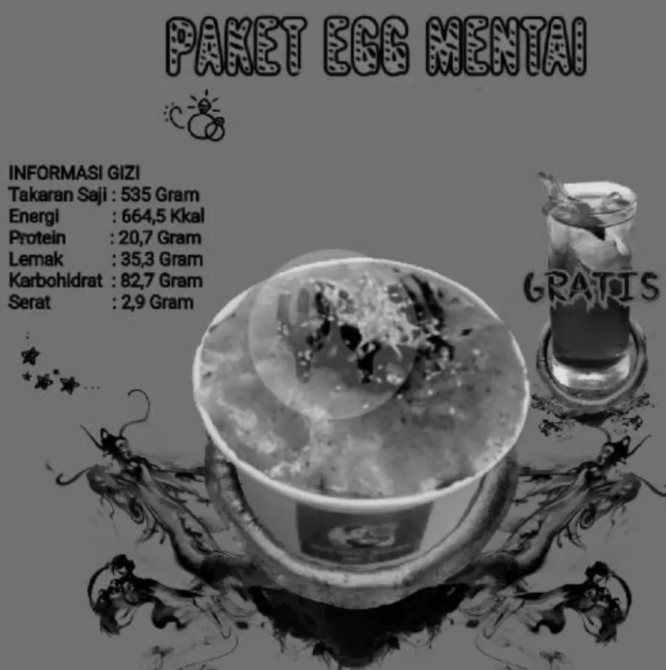 Paket egg mentai