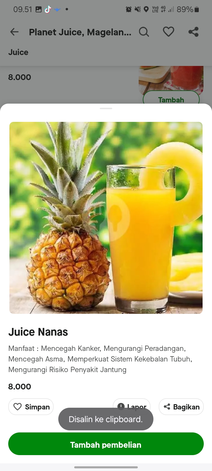 Juice Nanas