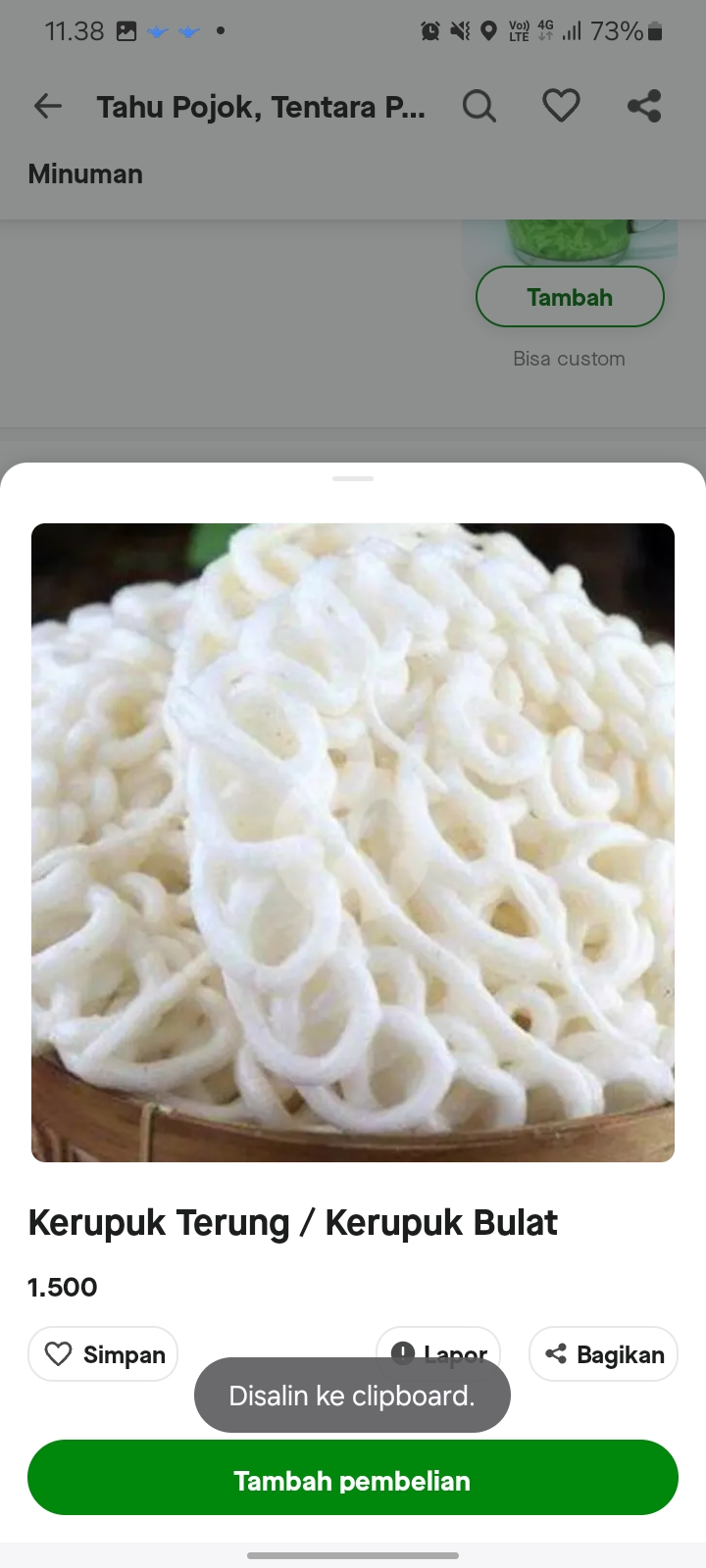 Kerupuk Terung / Kerupuk Bulat