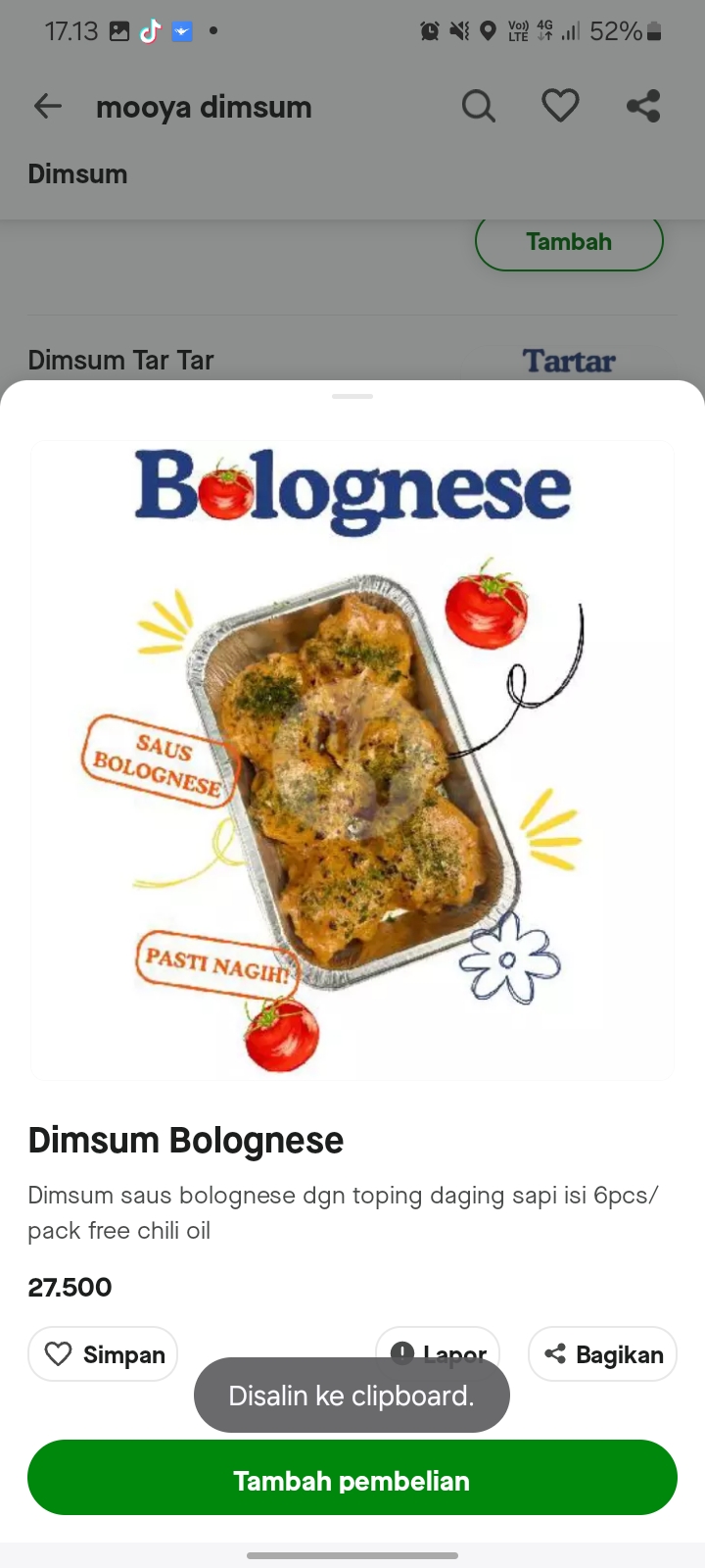 Dimsum Bolognese