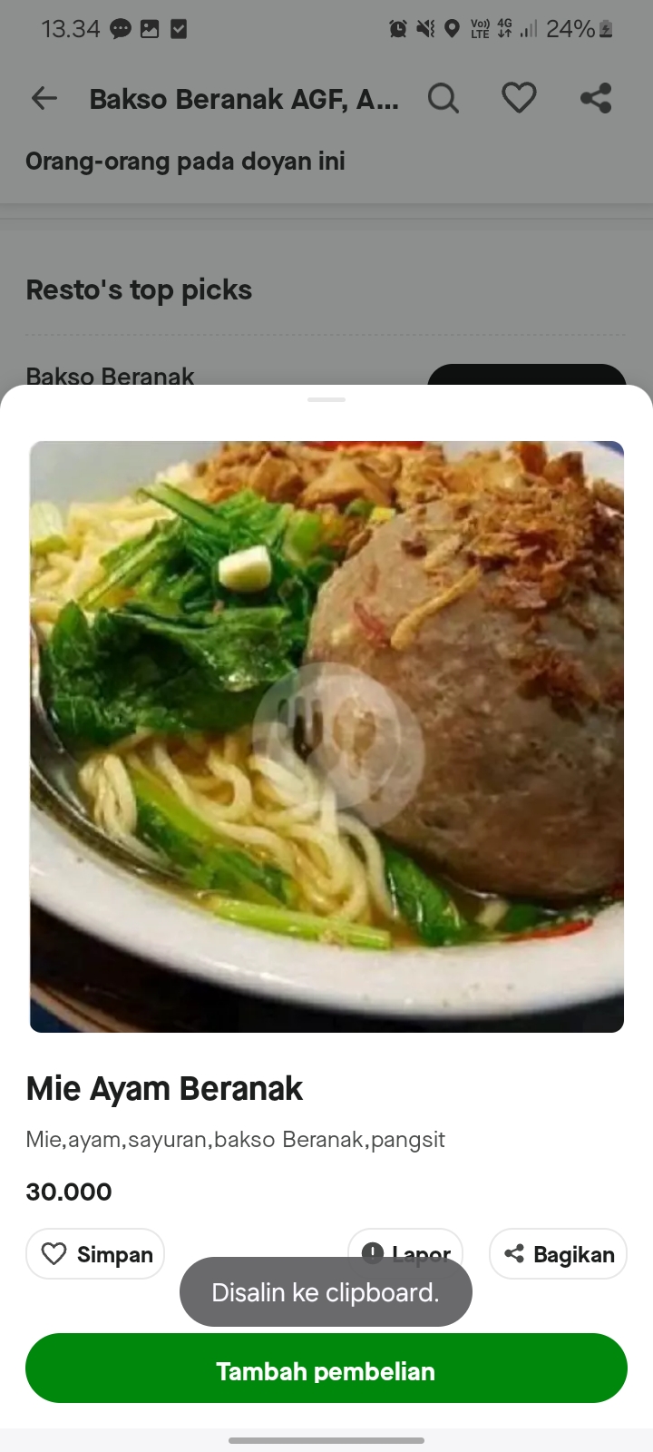 Mie Ayam Beranak
