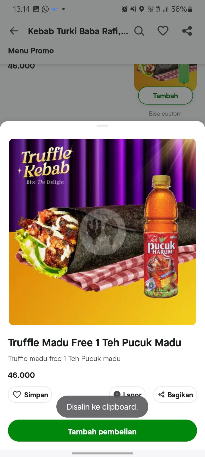 Truffle Madu Free 1 Teh Pucuk Madu