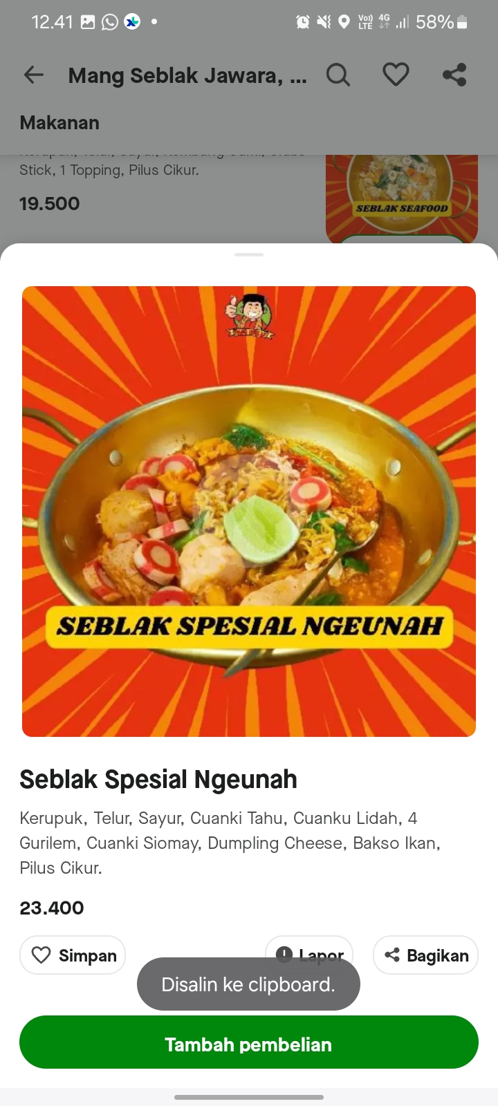 Seblak Spesial Ngeunah