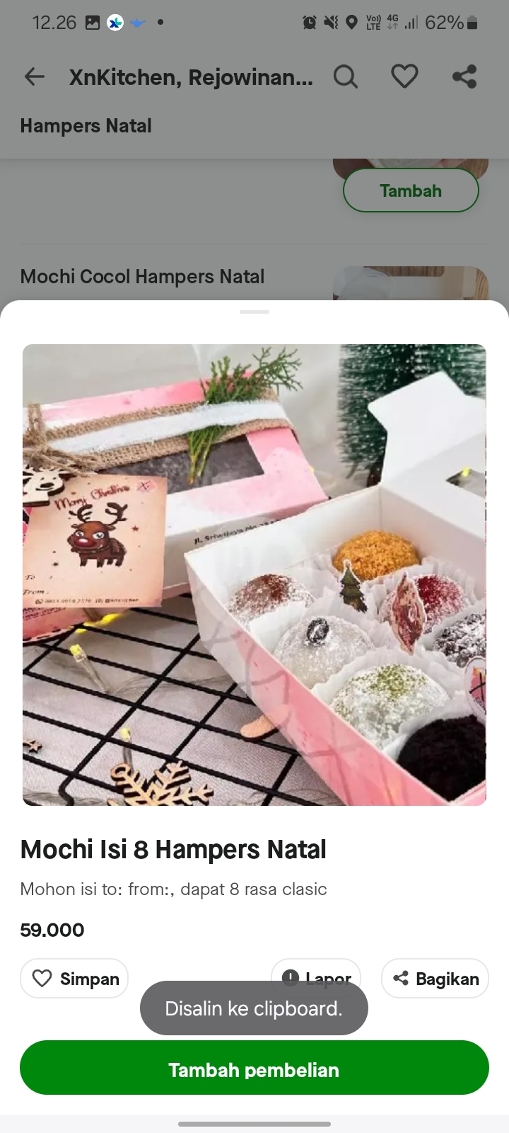 Mochi Isi 8 Hampers Natal