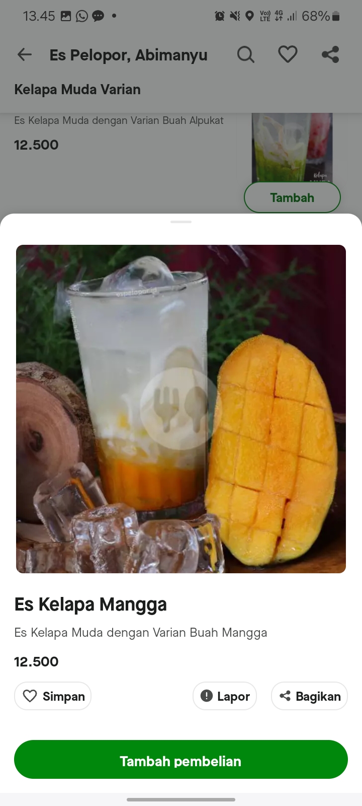 Es Kelapa Mangga