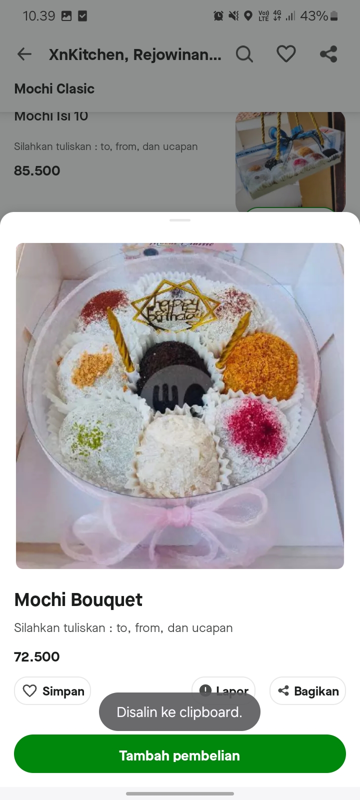 Mochi Bouquet