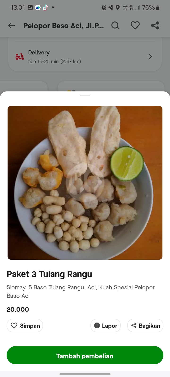 Paket 3 Tulang Rangu